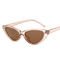 BSCI Small Frames Black Cat Eye Sunglasses Promotion Sunglasses With Logo