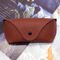 Portable PU Leather Sunglasses Carrying Case Eyeglasses Case Pouch Protective